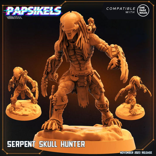 3D Printed Papsikels Serpent Skull Hunter Skull Hunters Army Bundle 2 28mm 32mm
