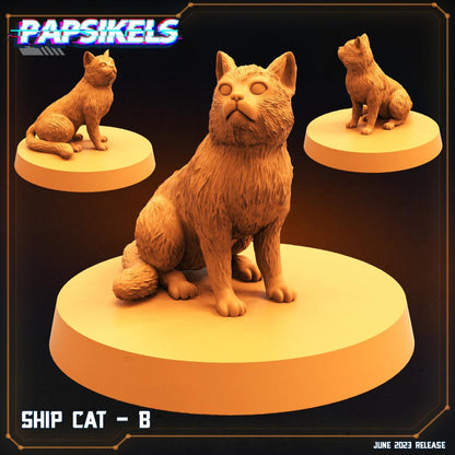 3D Printed Papsikels - Ship Cat Set - 28mm 32mm