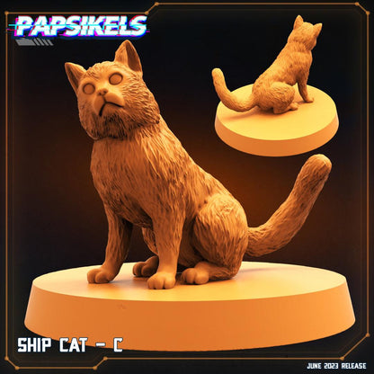 3D Printed Papsikels - Ship Cat Set - 28mm 32mm