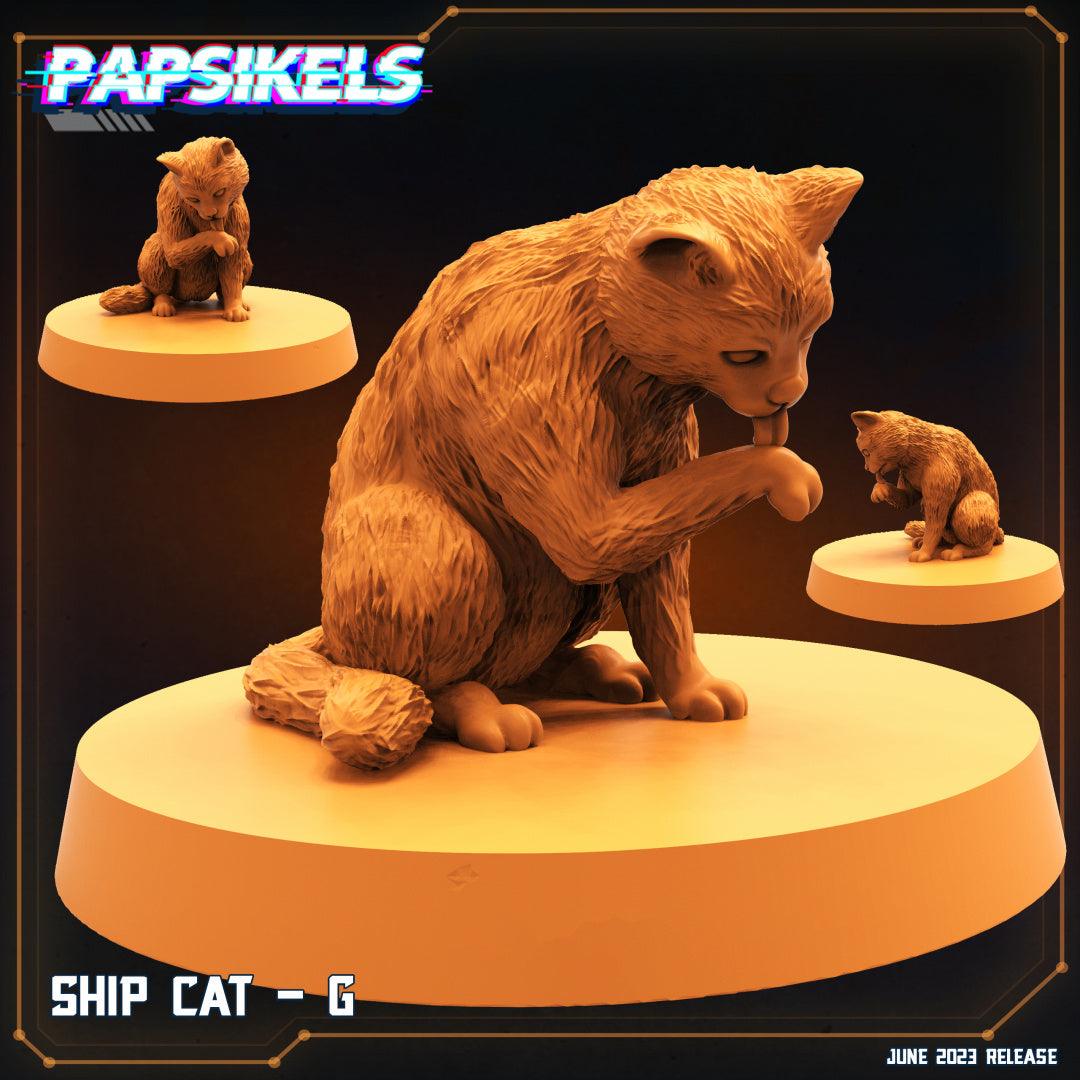 3D Printed Papsikels - Ship Cat Set - 28mm 32mm