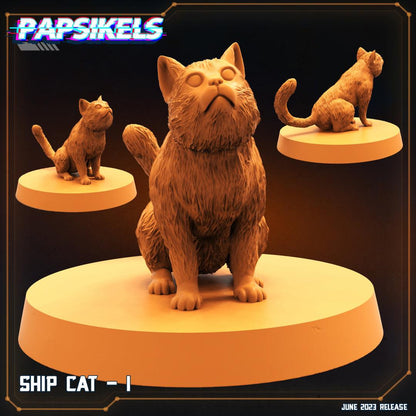 3D Printed Papsikels - Ship Cat Set - 28mm 32mm