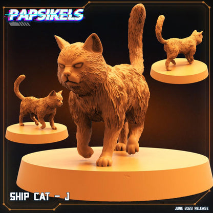 3D Printed Papsikels - Ship Cat Set - 28mm 32mm
