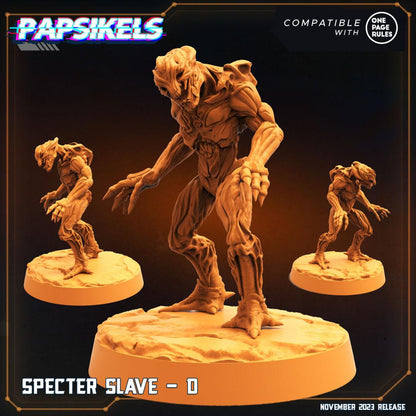 3D Printed Papsikels Specter Slaves Set Skull Hunters Army Bundle 2 28mm 32mm