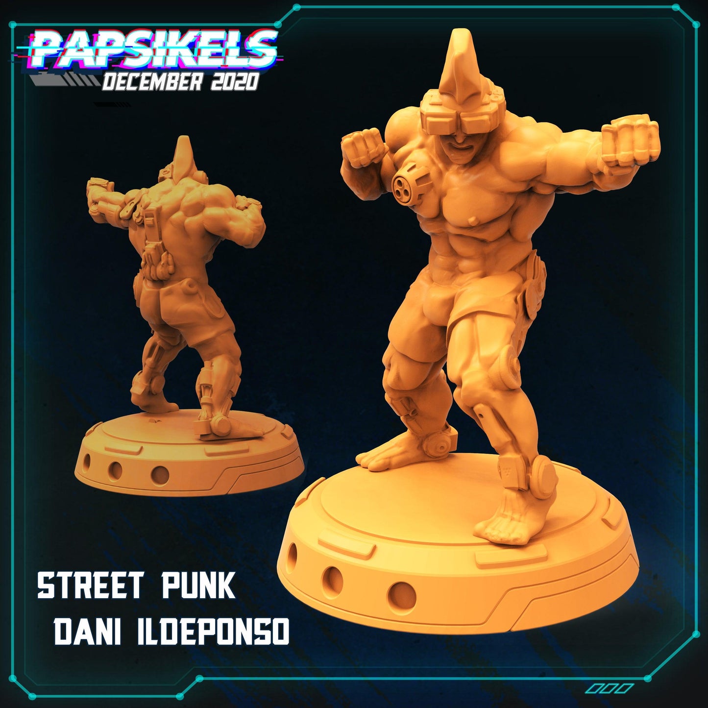 3D Printed Papsikels Street Punks 28mm 32mm
