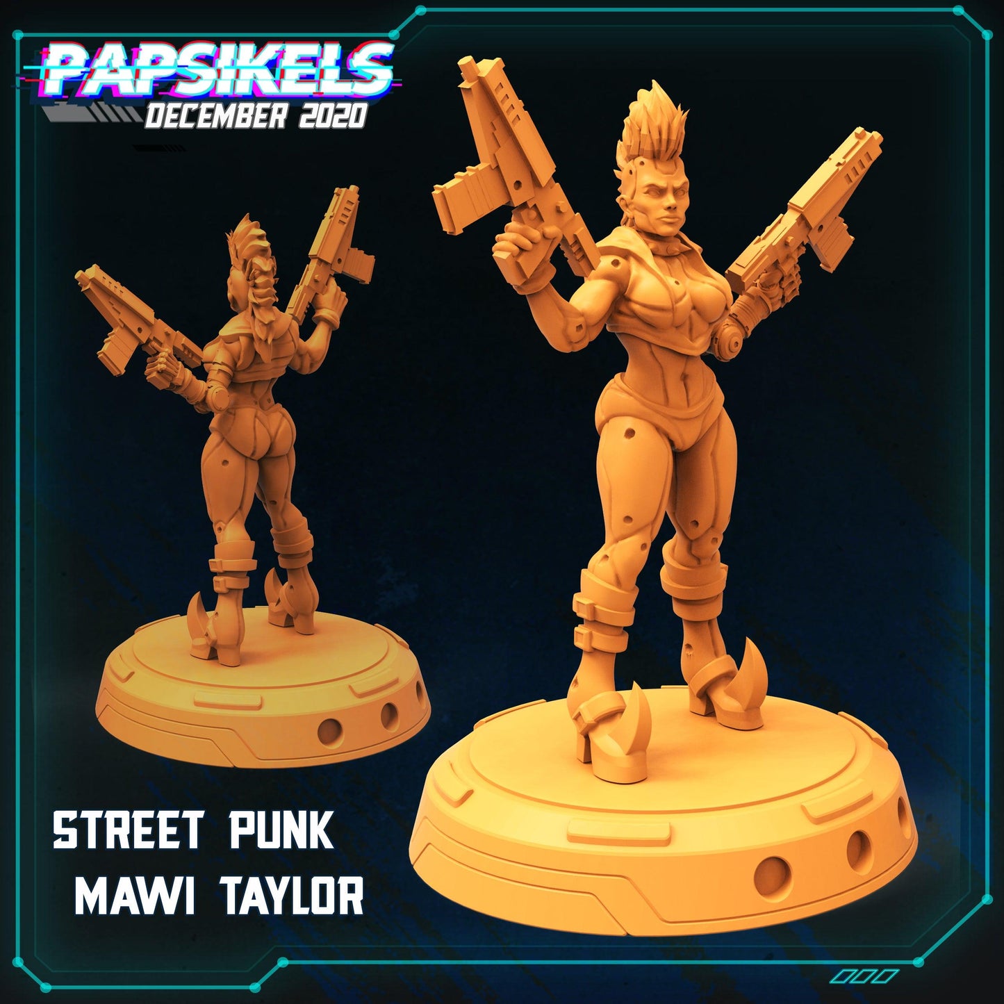 3D Printed Papsikels Street Punks 28mm 32mm