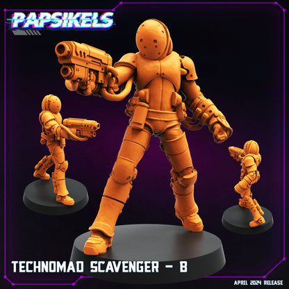 3D Printed Papsikels Technomad Scavenger Set 28mm 32mm