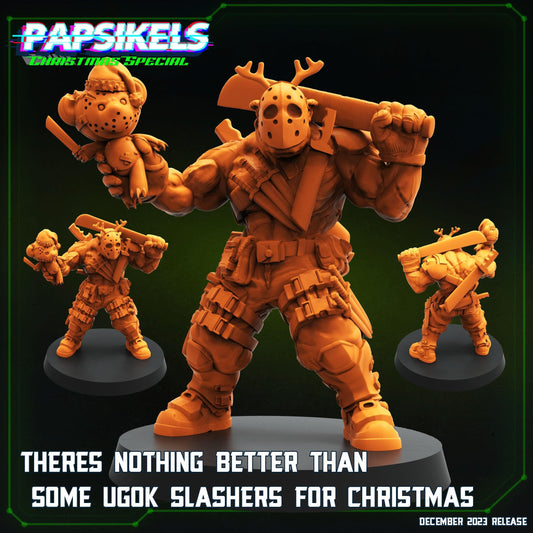 3D Printed Papsikels Theres Nothing Better Than Some Ugok Slashers For Christmas 28mm 32mm