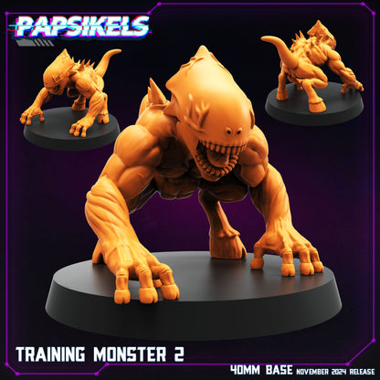 3D Printed Papsikels Training Monster Nov 2024 Cyberpunk 28mm 32mm