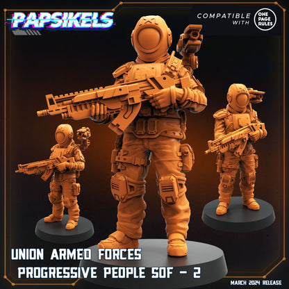 3D Printed Papsikels Union Armed Forces Progressive People Set 28mm 32mm