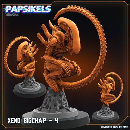 3D Printed Papsikels Xeno Bigchap Nov 2024 Scifi 28mm 32mm