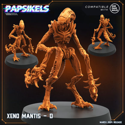 3D Printed Papsikels Xeno Mantis Set 28mm 32mm