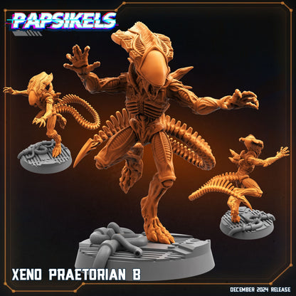 3D Printed Papsikels Xeno Praetorian Dec. 2024 SciFi 28mm 32mm