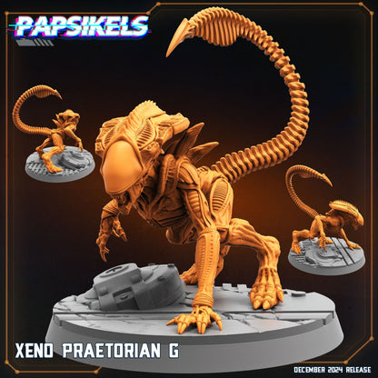 3D Printed Papsikels Xeno Praetorian Dec. 2024 SciFi 28mm 32mm
