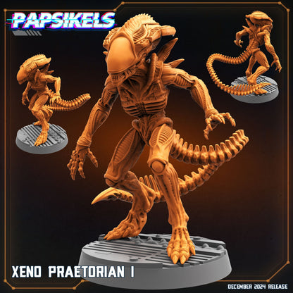 3D Printed Papsikels Xeno Praetorian Dec. 2024 SciFi 28mm 32mm