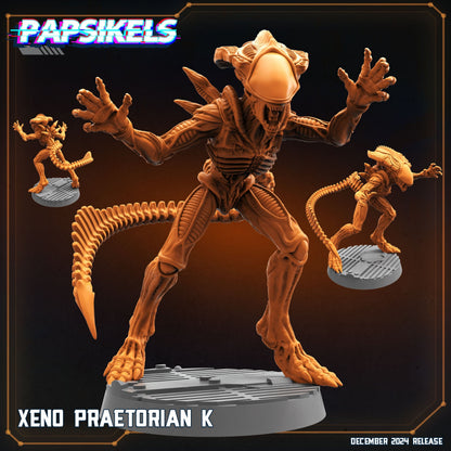 3D Printed Papsikels Xeno Praetorian Dec. 2024 SciFi 28mm 32mm