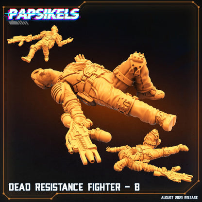 3D Printed Papsikels Xenowars Genesis Dead Resistance Fighter Set 28mm 32mm