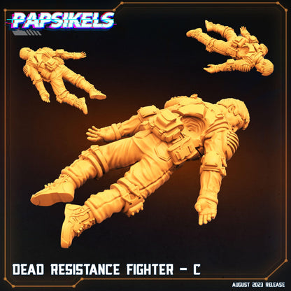 3D Printed Papsikels Xenowars Genesis Dead Resistance Fighter Set 28mm 32mm