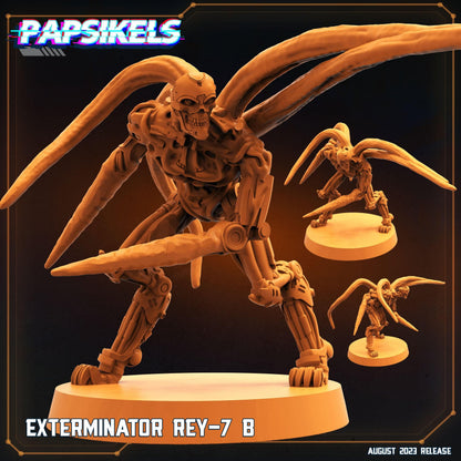 3D Printed Papsikels Xenowars Genesis Exterminator Ret 7 Set 28mm 32mm