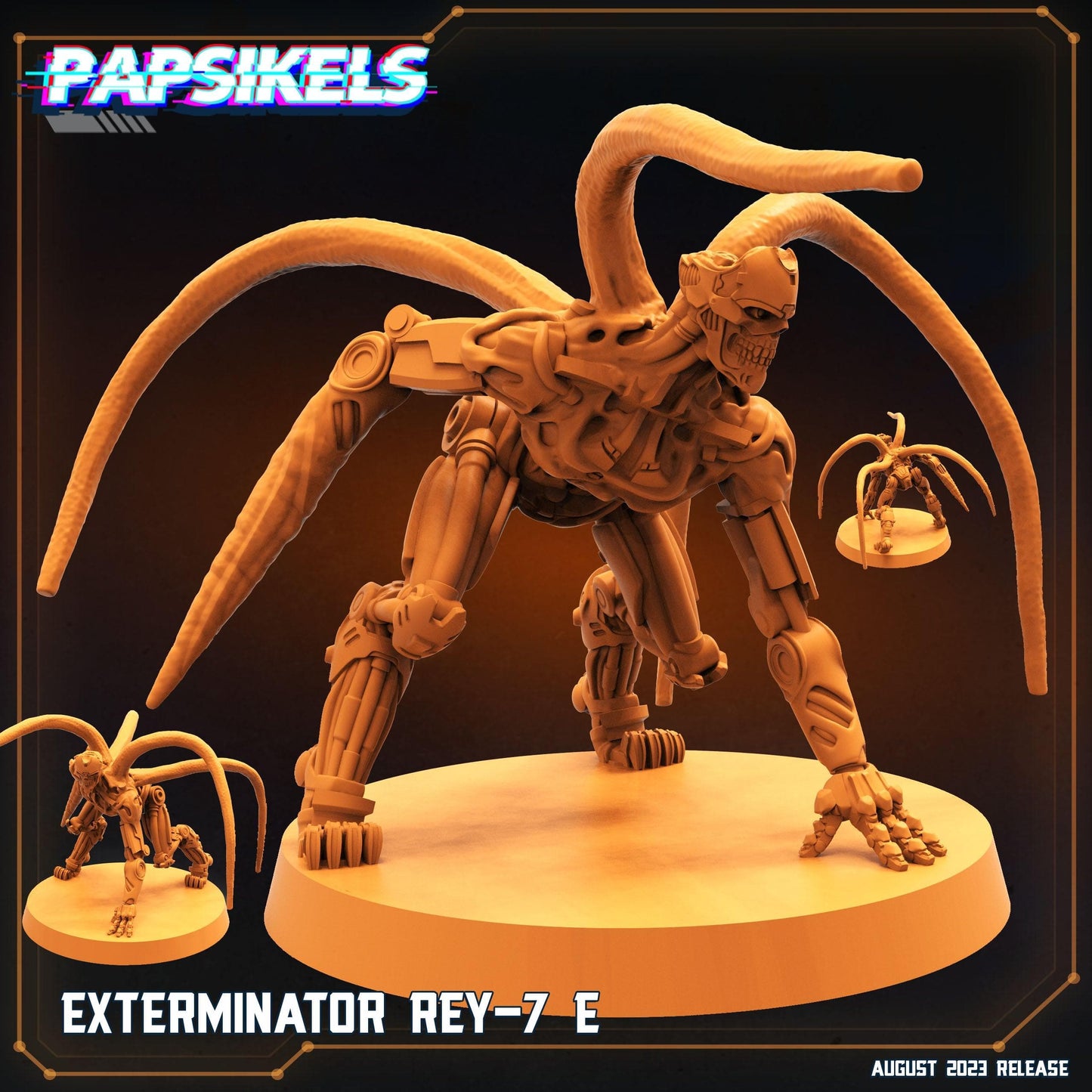 3D Printed Papsikels Xenowars Genesis Exterminator Ret 7 Set 28mm 32mm