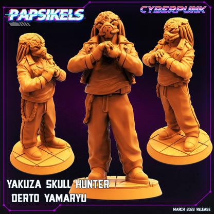 3D Printed Papsikels - Yakuza Skull Hunter Set March 2023 Cyberpunk - 28mm 32mm