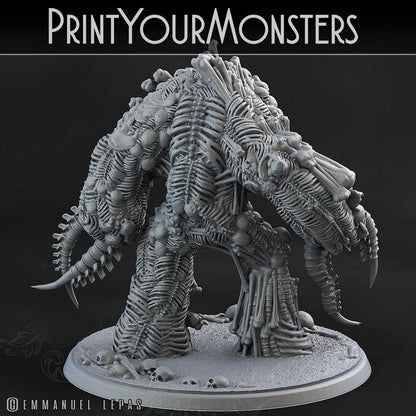 3D Printed Print Your Monsters Bones Golems - Total Golems 28mm - 32mm D&D Wargaming