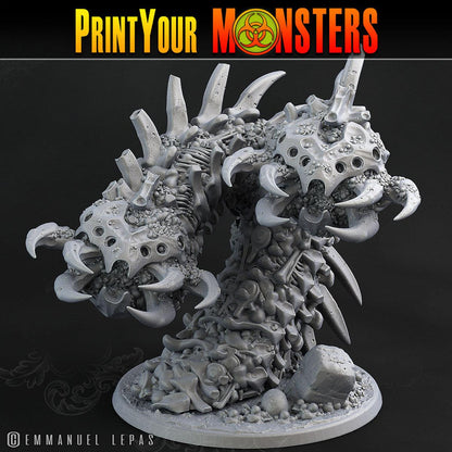 3D Printed Print Your Monsters Bones Worms Land of Bones Set 28mm - 32mm D&D Wargaming