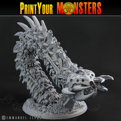 3D Printed Print Your Monsters Bones Worms Land of Bones Set 28mm - 32mm D&D Wargaming