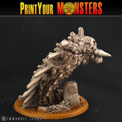 3D Printed Print Your Monsters Bones Worms Land of Bones Set 28mm - 32mm D&D Wargaming