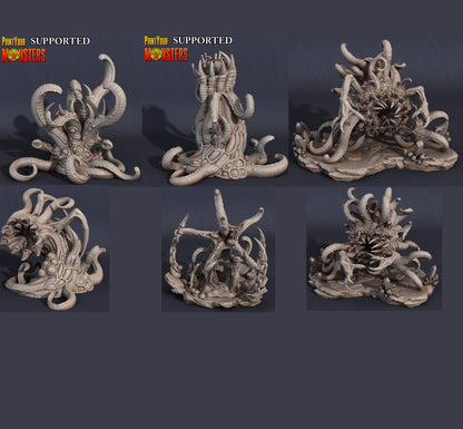 3D Printed Print Your Monsters Chaos Creature Set 28mm - 32mm D&D Wargaming