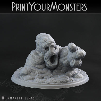3D Printed Print Your Monsters Clay Golems - Total Golems 28mm - 32mm D&D Wargaming