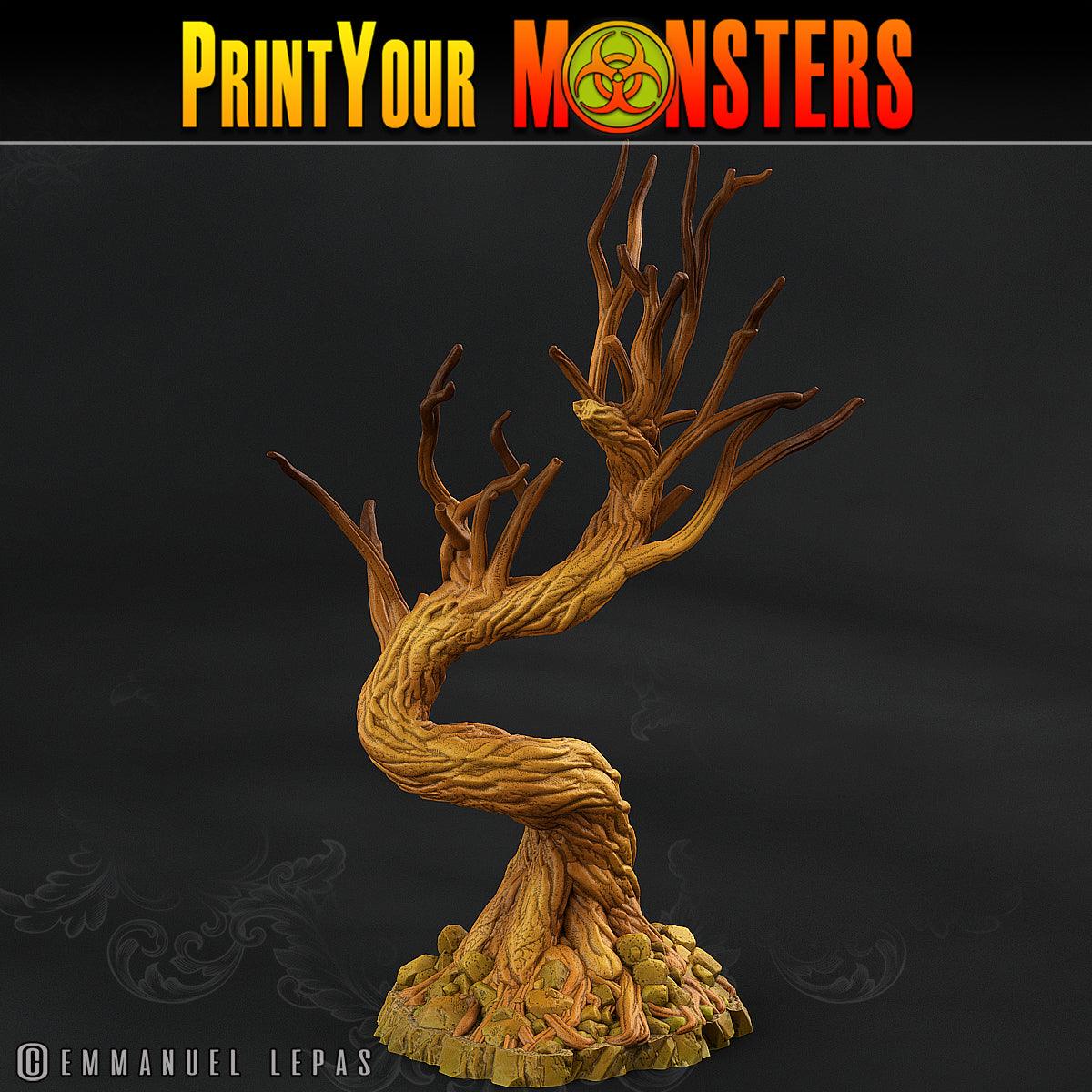 3D Printed Print Your Monsters Creepy Dark Trees The Shadowcreep Wood Set 28mm - 32mm D&D Wargaming