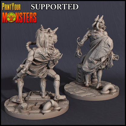 3D Printed Print Your Monsters Cyber Patients Horrifying Laboratory Pack 28mm - 32mm D&D Wargaming