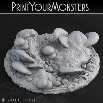 3D Printed Print Your Monsters Dancing Toadstool Spider 28mm - 32mm D&D Wargaming