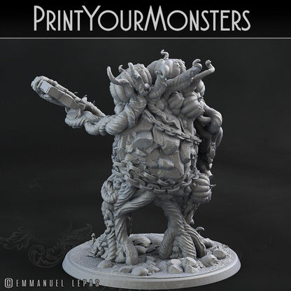 3D Printed Print Your Monsters Dangerous Conjoined Twins Pumpkin Attack Pack II 28mm - 32mm D&D Wargaming