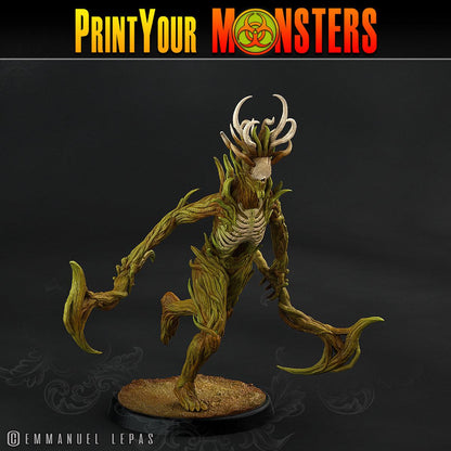 3D Printed Print Your Monsters Dark Tree Men The Shadowcreep Wood Set 28mm - 32mm D&D Wargaming