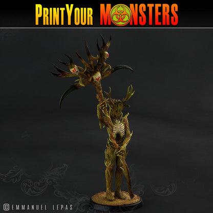 3D Printed Print Your Monsters Dark Tree Men The Shadowcreep Wood Set 28mm - 32mm D&D Wargaming