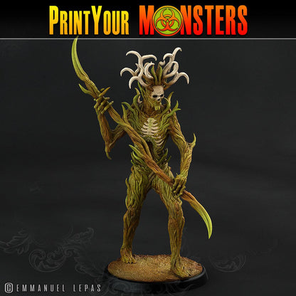 3D Printed Print Your Monsters Dark Tree Men The Shadowcreep Wood Set 28mm - 32mm D&D Wargaming