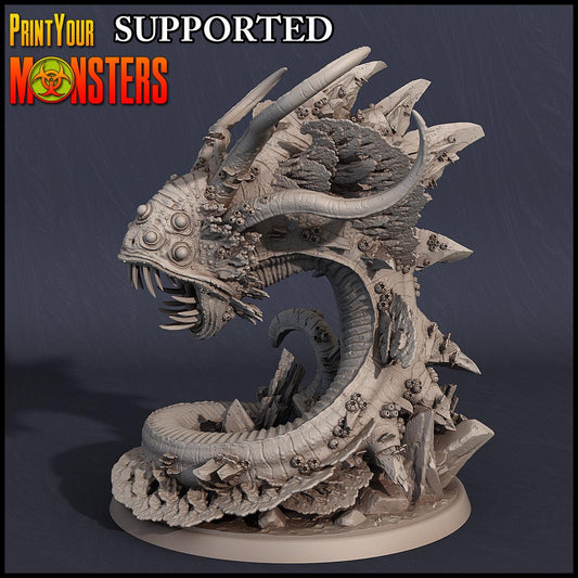 3D Printed Print Your Monsters Dire Anglerfish Sanctum Protector Dark Water Sanctum 28mm - 32mm D&D Wargaming