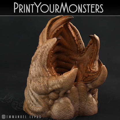3D Printed Print Your Monsters Dune Maw Worms Subterranean Terrors 28mm - 32mm D&D Wargaming