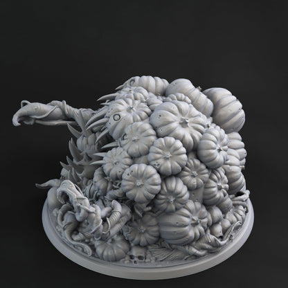3D Printed Print Your Monsters Gluttonous Awakened Pumpkin 28mm - 32mm D&D Wargaming