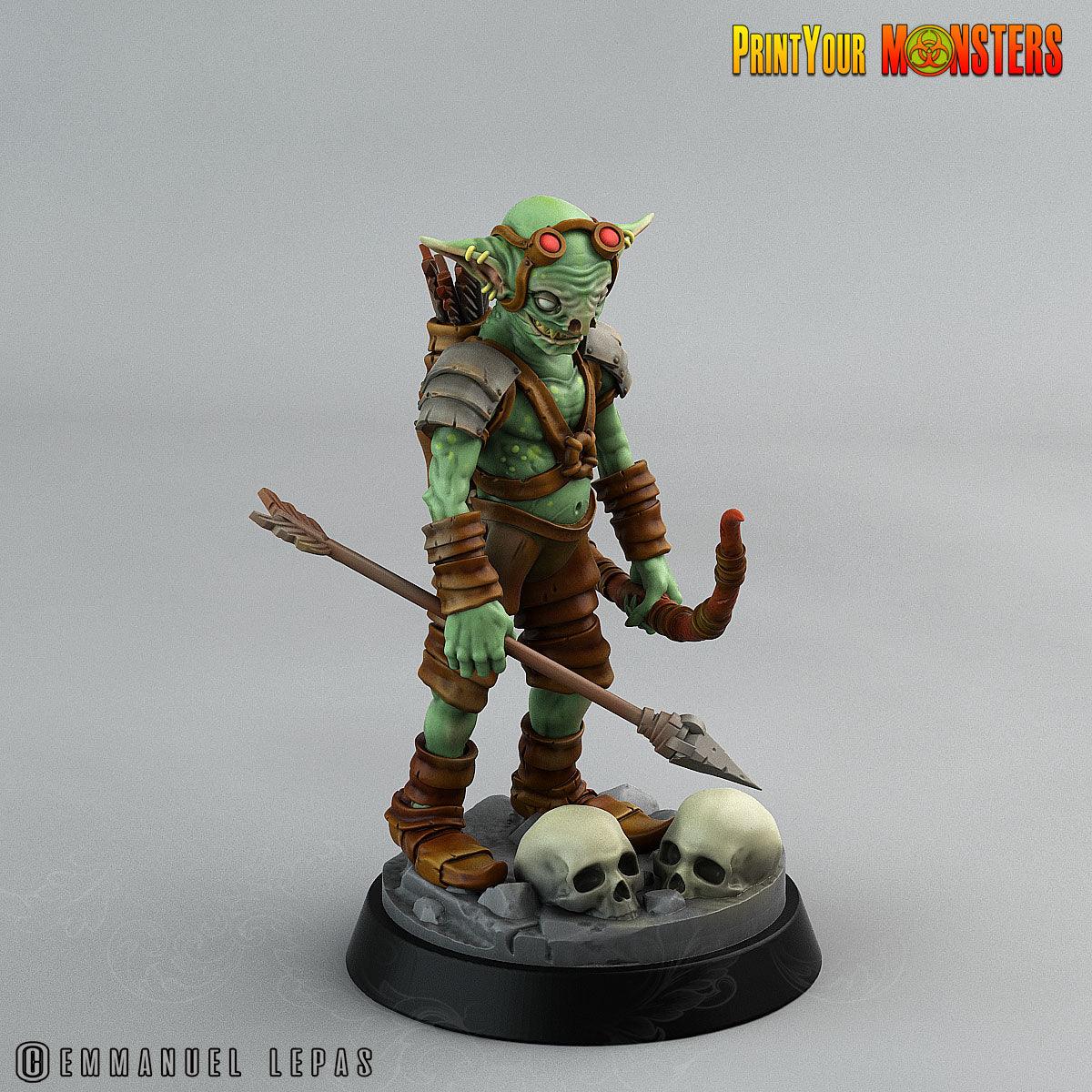 3D Printed Print Your Monsters Goblins Depths Of Choas Confronting The Abyss 28mm - 32mm D&D Wargaming