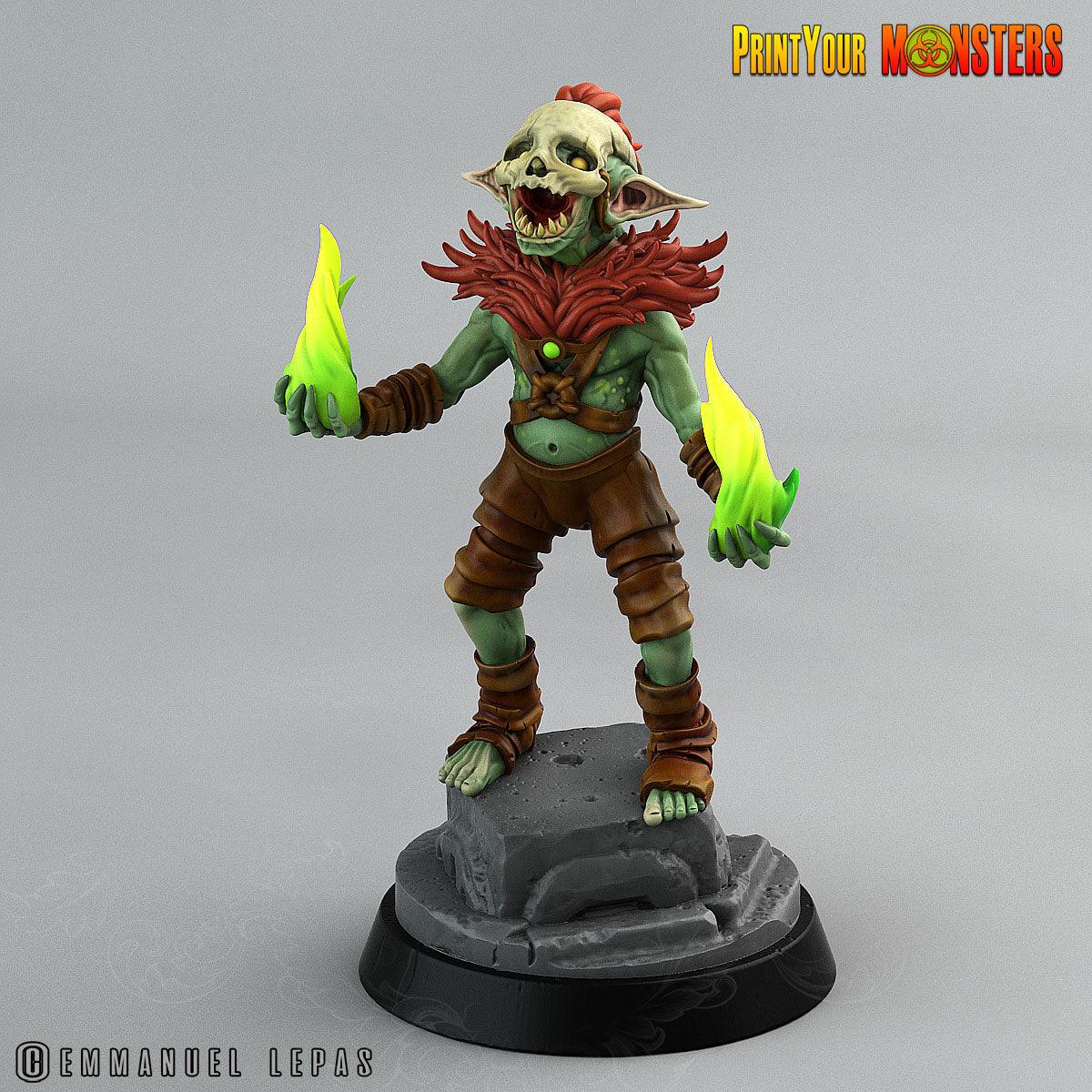 3D Printed Print Your Monsters Goblins Depths Of Choas Confronting The Abyss 28mm - 32mm D&D Wargaming
