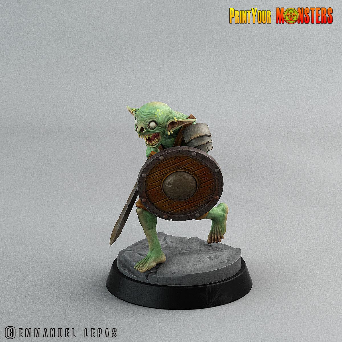 3D Printed Print Your Monsters Goblins Depths Of Choas Confronting The Abyss 28mm - 32mm D&D Wargaming