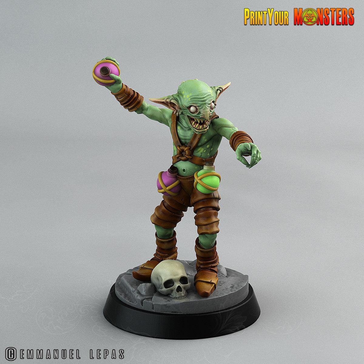 3D Printed Print Your Monsters Goblins Depths Of Choas Confronting The Abyss 28mm - 32mm D&D Wargaming