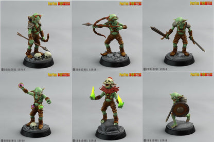 3D Printed Print Your Monsters Goblins Depths Of Choas Confronting The Abyss 28mm - 32mm D&D Wargaming