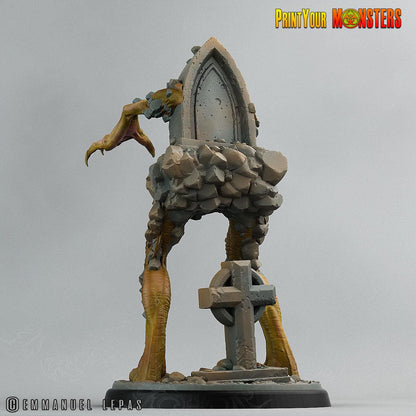 3D Printed Print Your Monsters Graveyard Monsters The Living Graveyard 28mm - 32mm D&D Wargaming