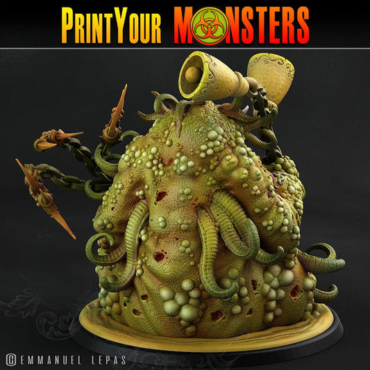 3D Printed Print Your Monsters Great Plague Bringer Giant Plague Demon Plague Army Of Spooky Swamp Set 28mm - 32mm D&D Wargaming