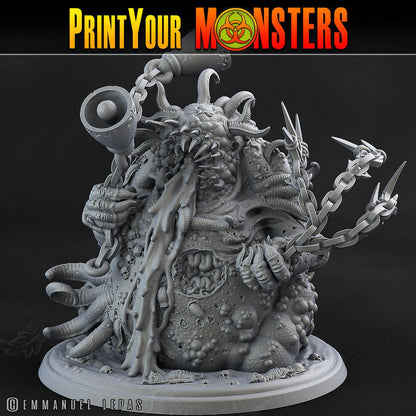 3D Printed Print Your Monsters Great Plague Bringer Giant Plague Demon Plague Army Of Spooky Swamp Set 28mm - 32mm D&D Wargaming