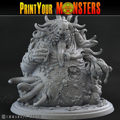 3D Printed Print Your Monsters Greater Pestilent Demon Giant Plague Demon Plague Army Of Spooky Swamp Set 28mm - 32mm D&D Wargaming