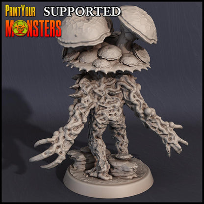 3D Printed Print Your Monsters Grotto Fungi Warriors Nightmare Grotto Fungi 28mm - 32mm D&D Wargaming